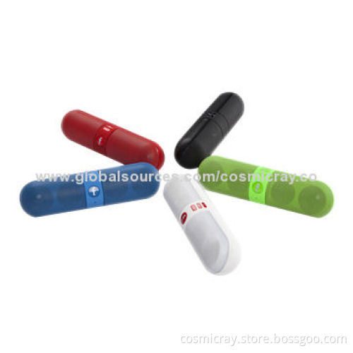 Pill Bluetooth Speaker, Promotional for Hot Selling Season